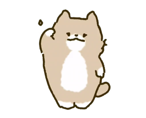 🫡 Стикер «White Paw Miyao» для Telegram
