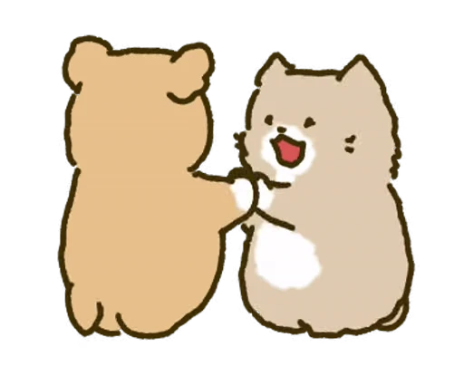 😆 Стикер «White Paw Miyao» для Telegram