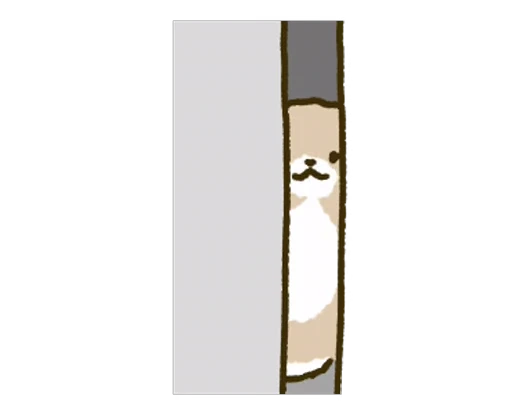 🚪 Стикер «White Paw Miyao» для Telegram