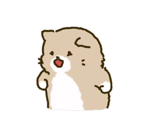 ⭕️ Стикер «White Paw Miyao» для Telegram
