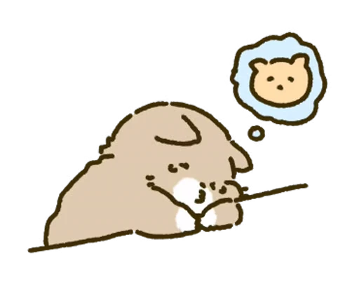 😢 Стикер «White Paw Miyao» для Telegram