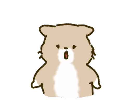🐱 Стикер «White Paw Miyao» для Telegram