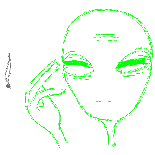 🚬 Стикер «Рисунки» для Telegram
