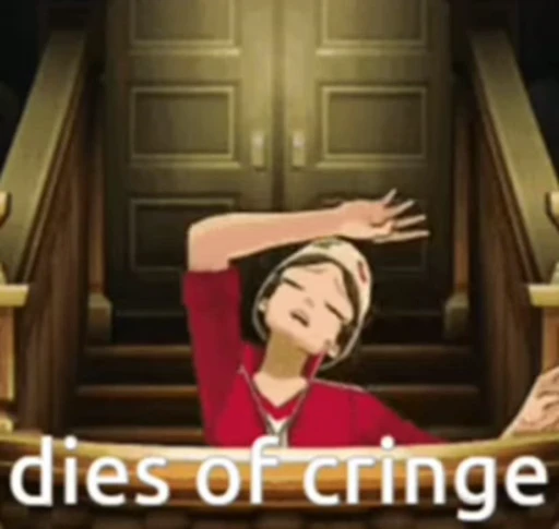 🤢 Стикер «Ace Attorney for ur soul» для Telegram
