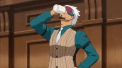☕ Стикер «Ace Attorney for ur soul» для Telegram