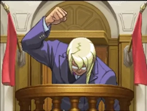🤬 Стикер «Ace Attorney for ur soul» для Telegram