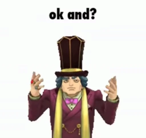 ❓ Стикер «Ace Attorney for ur soul» для Telegram