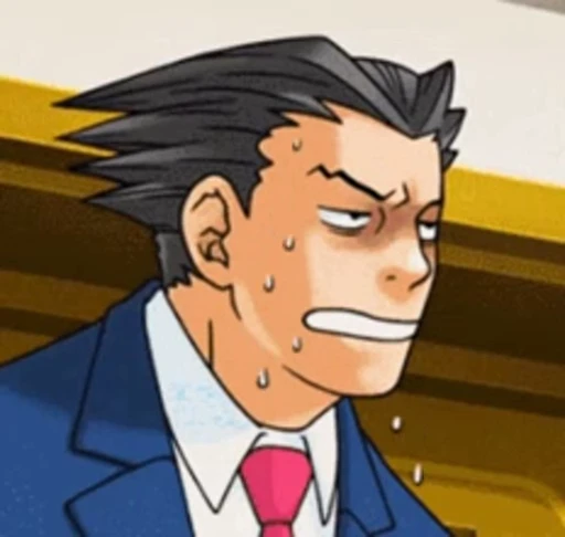 💀 Стикер «Ace Attorney for ur soul» для Telegram