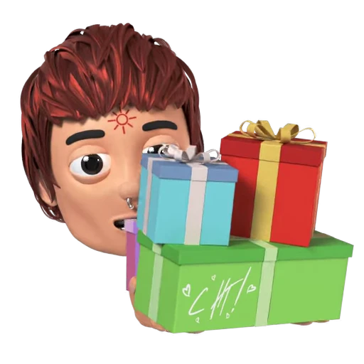 🎄 Стикер «LOVV66» для Telegram
