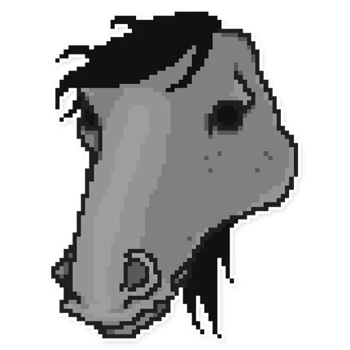 🐴 Стикер «HotlineMiami» для Telegram