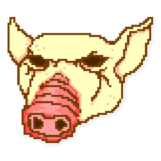 🐷 Стикер «HotlineMiami» для Telegram