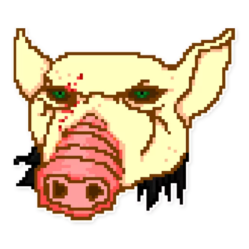 🐷 Стикер «HotlineMiami» для Telegram