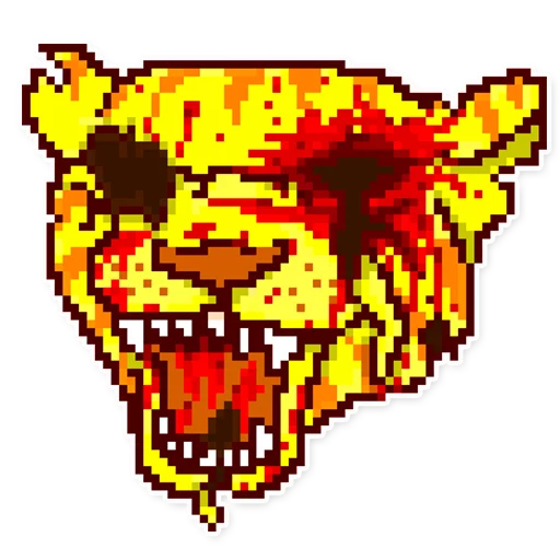 🐯 Стикер «HotlineMiami» для Telegram