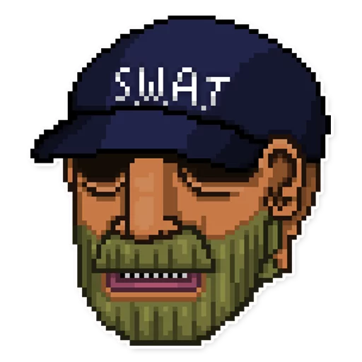 😨 Стикер «HotlineMiami» для Telegram