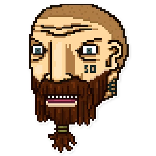 😖 Стикер «HotlineMiami» для Telegram