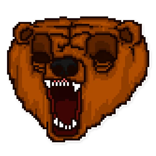 🐻 Стикер «HotlineMiami» для Telegram