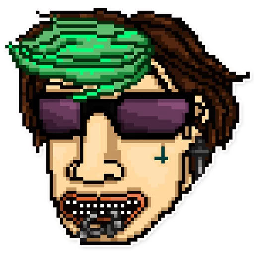 😁 Стикер «HotlineMiami» для Telegram