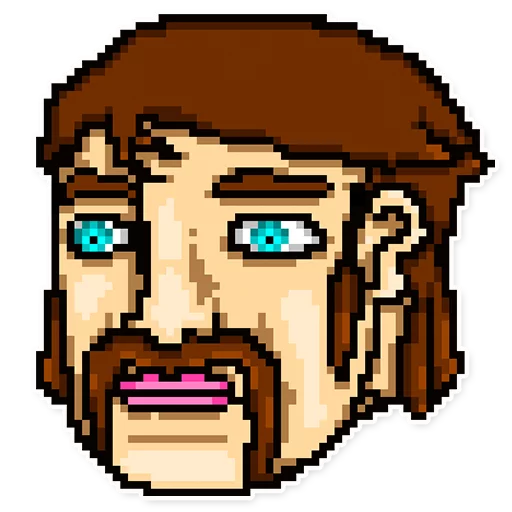 😐 Стикер «HotlineMiami» для Telegram