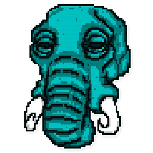 🐘 Стикер «HotlineMiami» для Telegram
