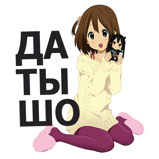 😦 Стикер «? WTF anime» для Telegram