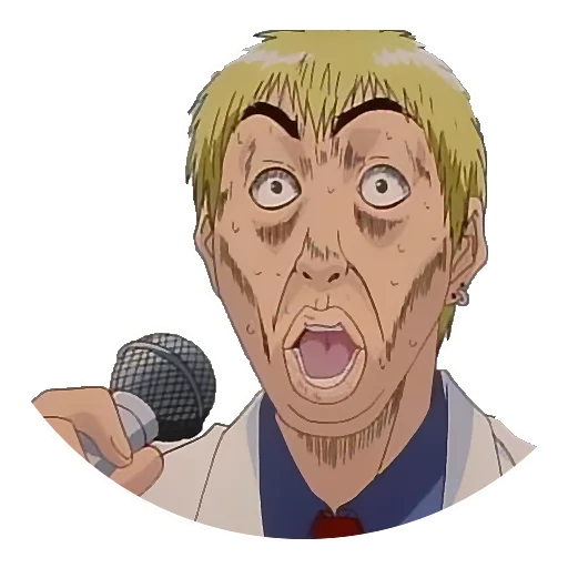 😧 Стикер «? WTF anime» для Telegram