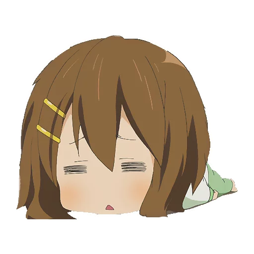 😴 Стикер «? WTF anime» для Telegram