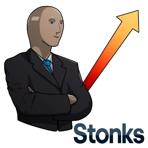 📈 Стикер «wtf !? &» для Telegram