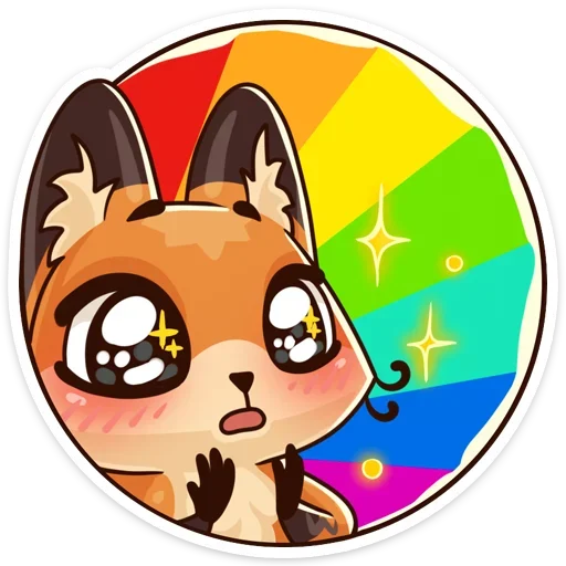 🌈 Стикер «wtf !? &» для Telegram