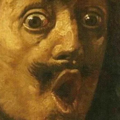 😮 Стикер «WTF Paintings» для Telegram