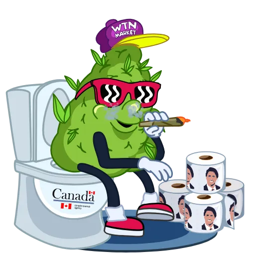 🚽 Стикер «WTN MARKET» для Telegram