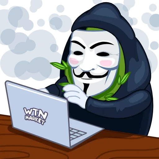 🥵 Стикер «WTN MARKET» для Telegram