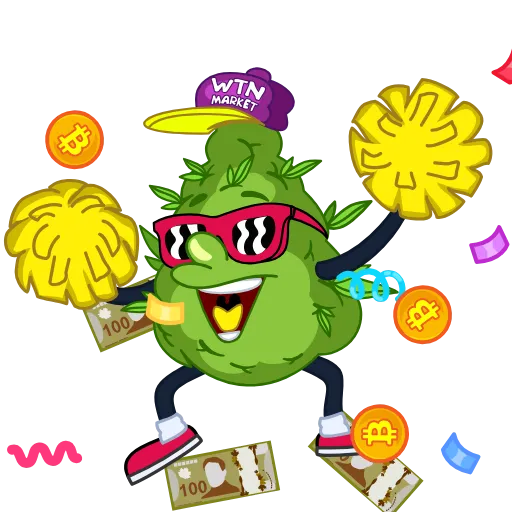 🕺 Стикер «WTN MARKET» для Telegram