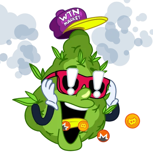 😱 Стикер «WTN MARKET» для Telegram