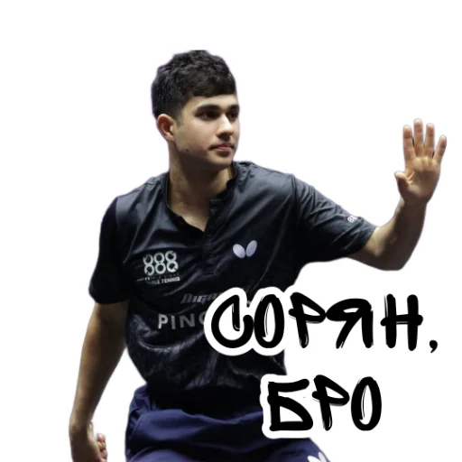 ☝️ Стикер «world table tennis» для Telegram