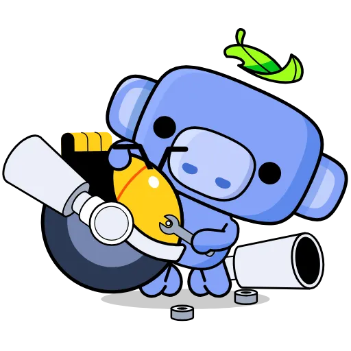 🛠 Стикер «Wumpus & Co Daily Routine» для Telegram