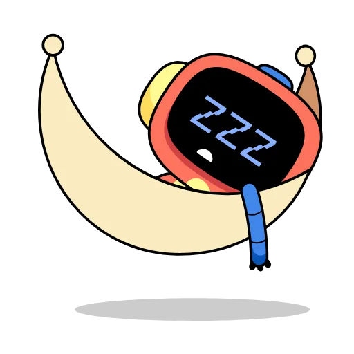 💤 Стикер «Wumpus & Co Daily Routine» для Telegram