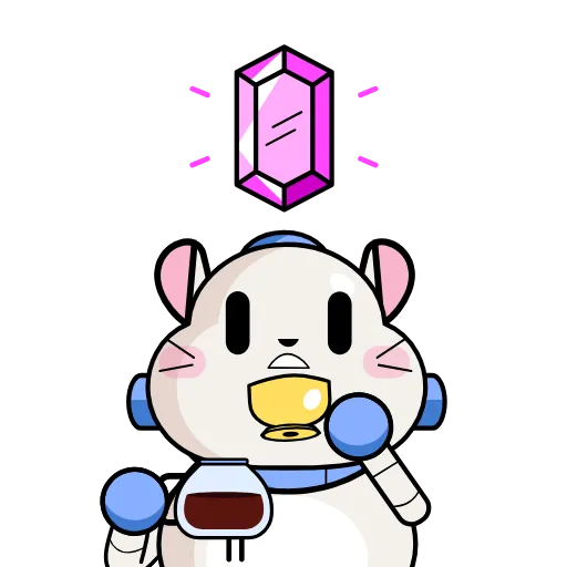 ☕️ Стикер «Wumpus & Co Daily Routine» для Telegram