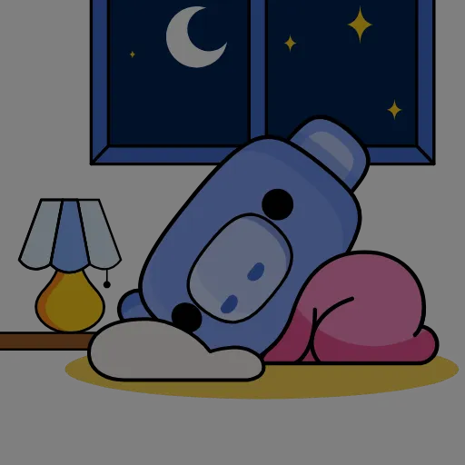 🌃 Стикер «Wumpus & Co Daily Routine» для Telegram