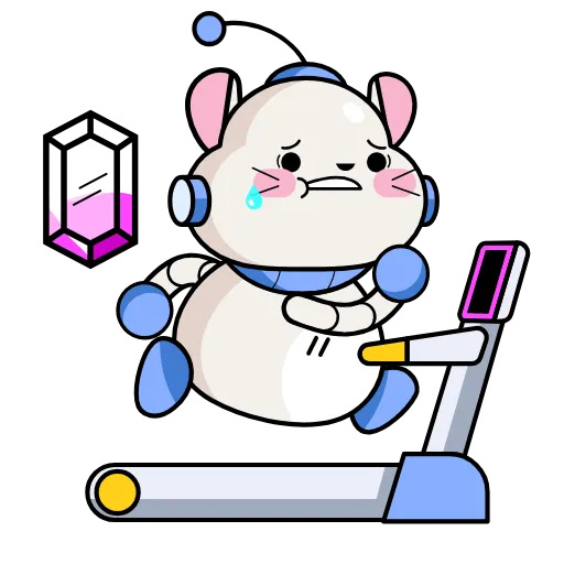 🏃‍♂️ Стикер «Wumpus & Co Daily Routine» для Telegram