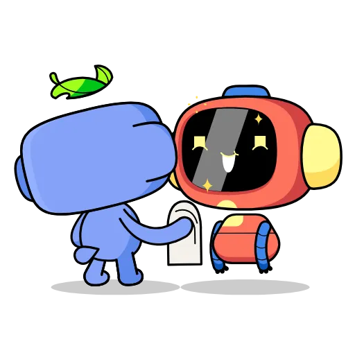 💧 Стикер «Wumpus & Co Daily Routine» для Telegram