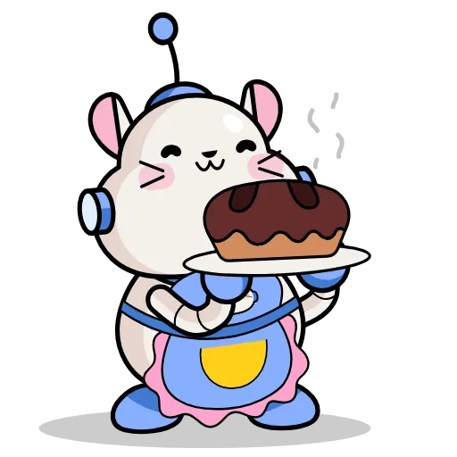 Стикерпак Wumpus & Co Daily Routine для Telegram