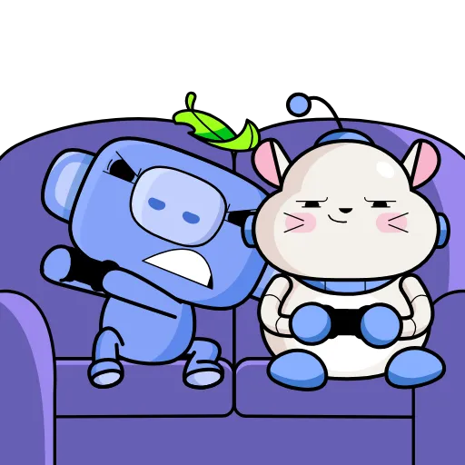 🎮 Стикер «Wumpus & Co Daily Routine» для Telegram