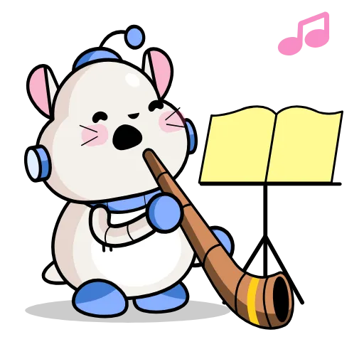 🎵 Стикер «Wumpus & Co Daily Routine» для Telegram