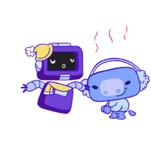♨️ Стикер «Wumpus & Co Winter Fun» для Telegram
