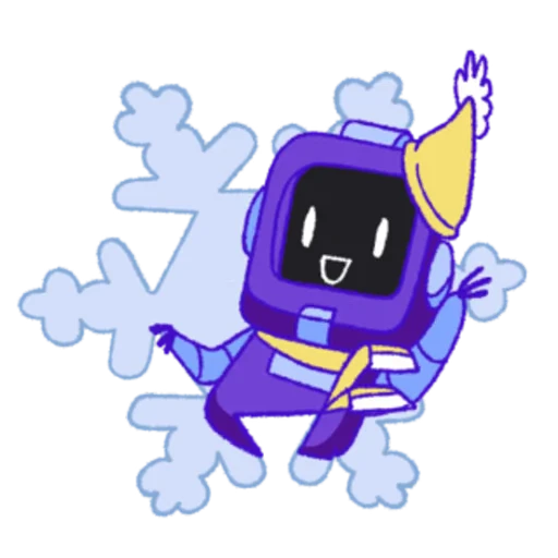 👋 Стикер «Wumpus & Co Winter Fun» для Telegram