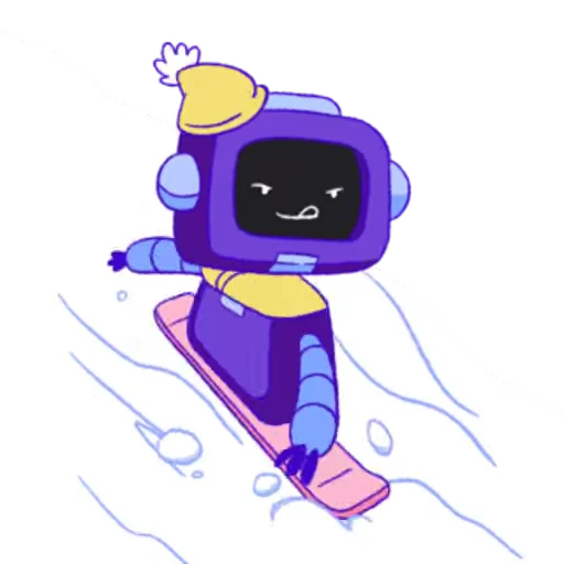 🏂 Стикер «Wumpus & Co Winter Fun» для Telegram
