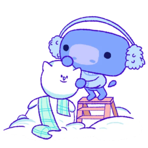 ⛄️ Стикер «Wumpus & Co Winter Fun» для Telegram