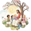 Стикер 22 🙏 Набор эмоджи с «Jesus Иисус»