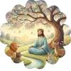 Стикер 13 🙏 Набор эмоджи с «Jesus Иисус»