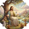 Стикер 7 🙏 Набор эмоджи с «Jesus Иисус»